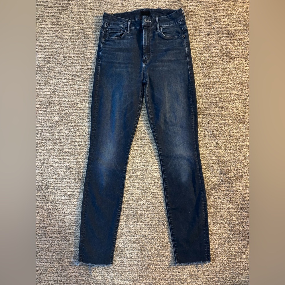 MOTHER Women's dark wash skinny jeans size 25 stretch